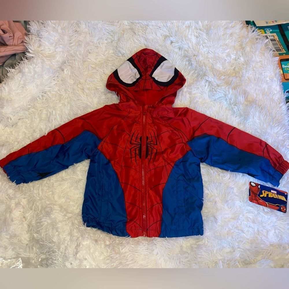 *NWT* Marvel Spider-Man 3T Windbreaker/Rain Coat